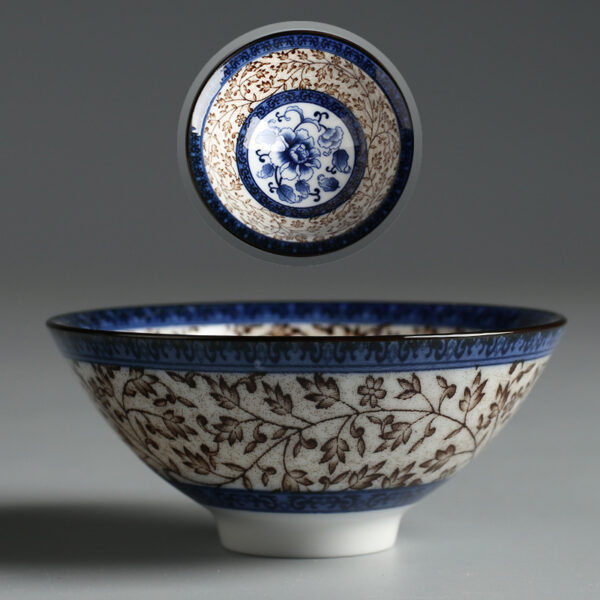 Ceramic Cup Bamboo Hat Tea Large Kung Fu Tea Set Tea Cup Tea Cup Cup - Image 3