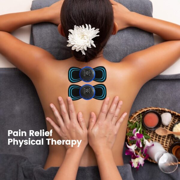 Super Value Mini Electric Neck Shoulder Back Waist Leg Arm Shaping Massager Vibration EMS TENS Cervical Massage Stimulator - Image 4